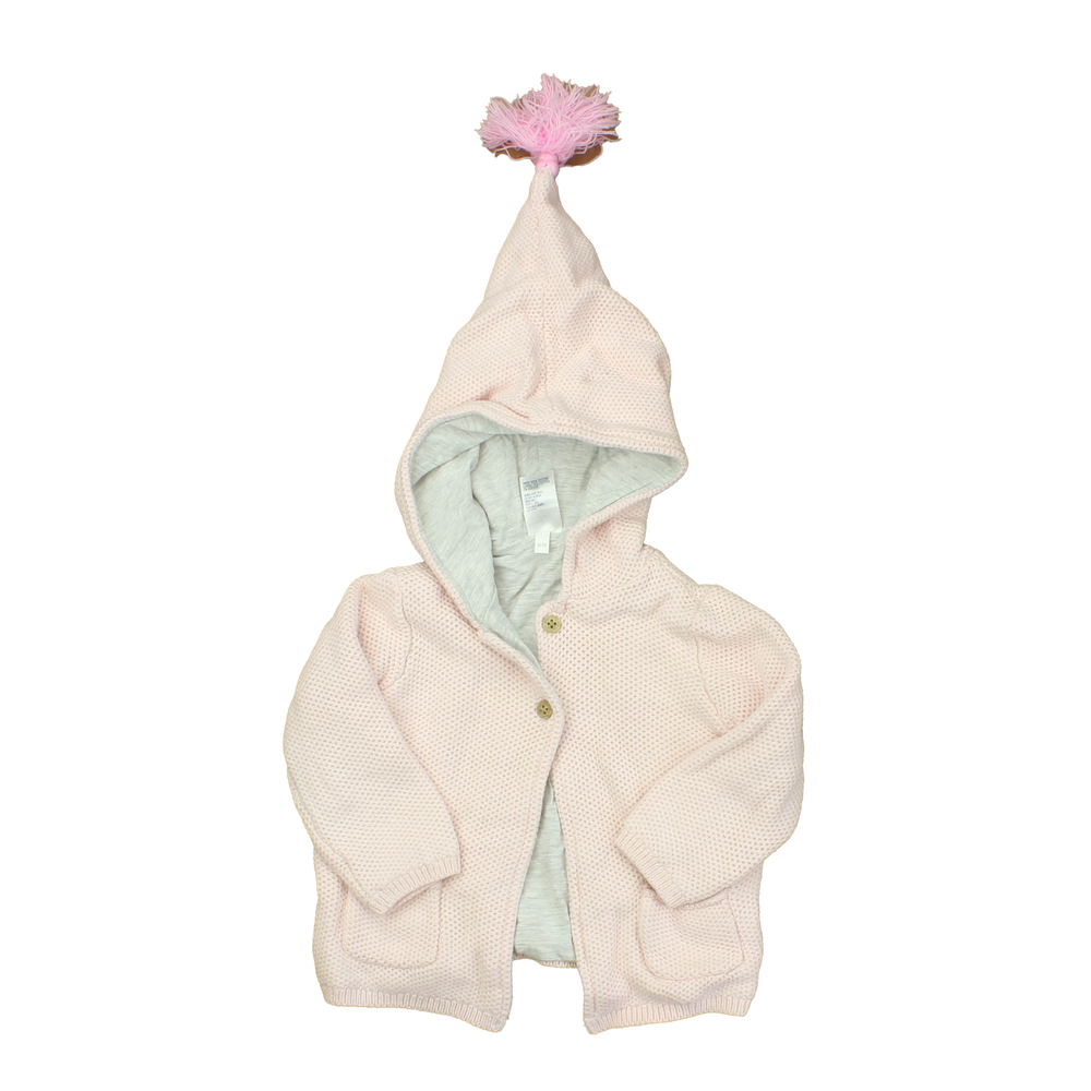 Anko Girls Pink | Grey Cardigan size: 12-18 Months